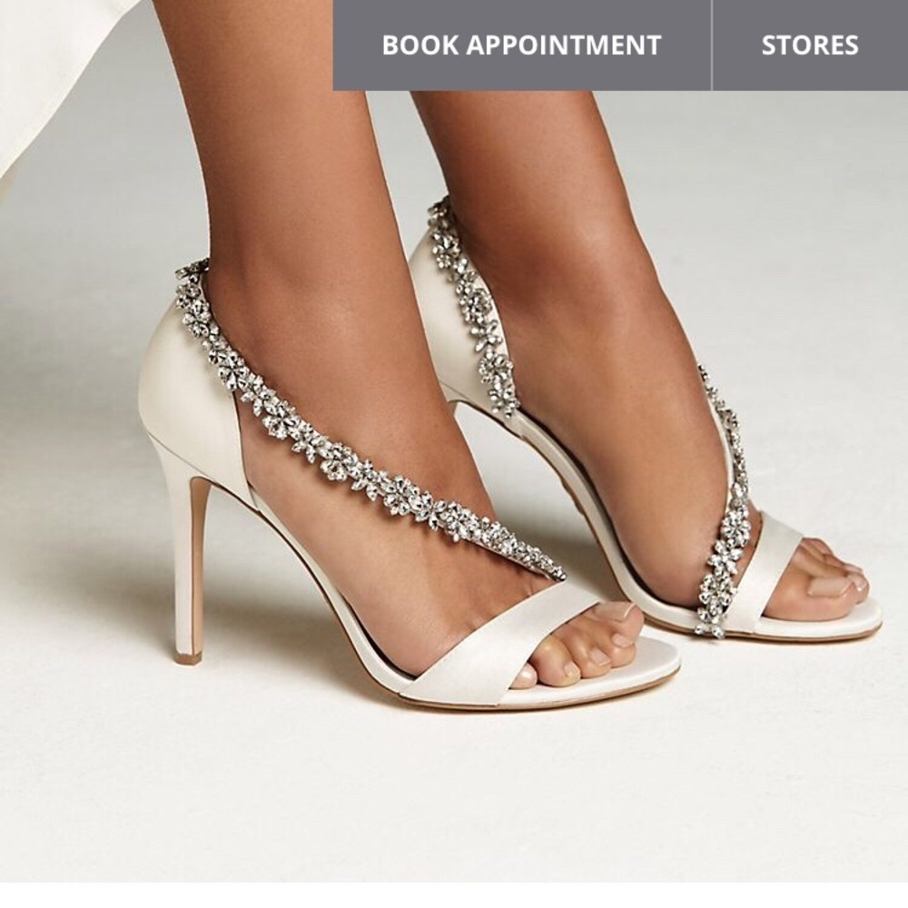 White Vera Wang Heels